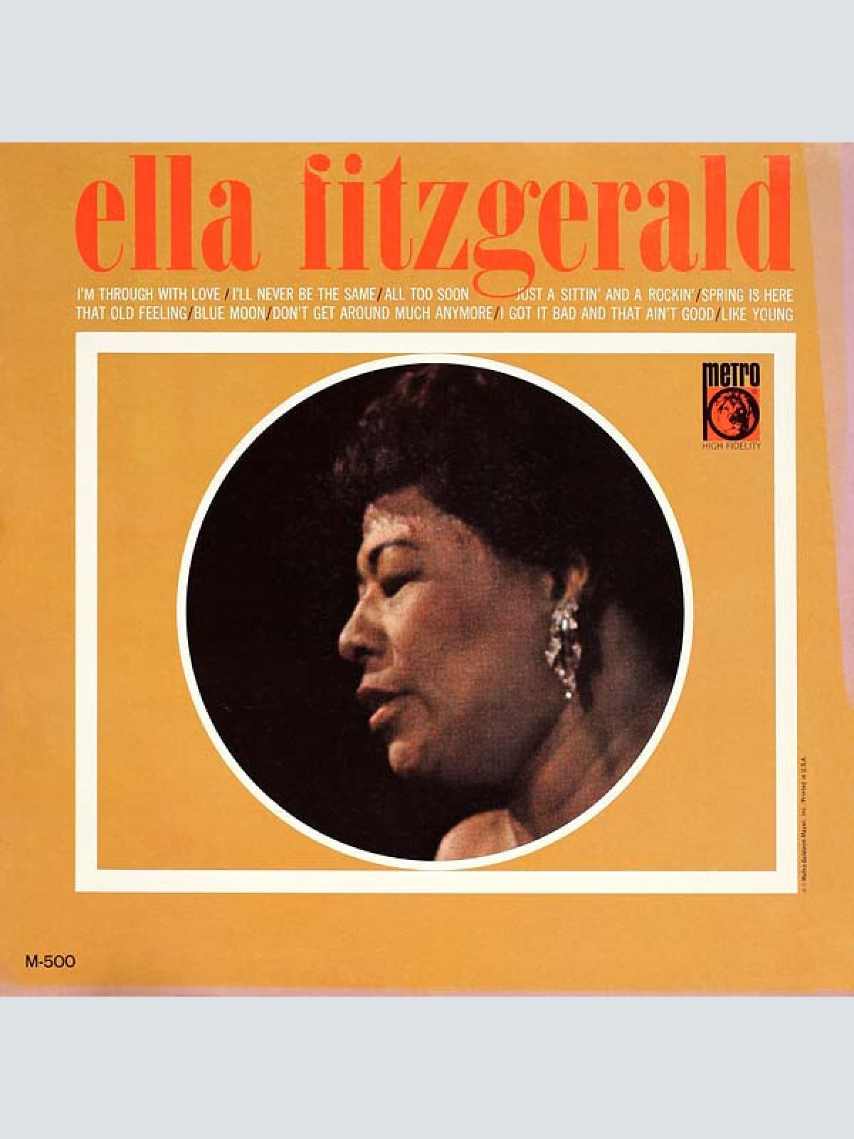 Ella Fitzgerald - Ella Fitzgerald (LP, Comp, Mono, MGM)