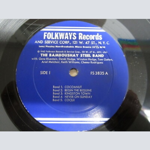 LP /  The Bamboushay Steel Band ?– The Bamboushay Steel Band / USA / 1962 /