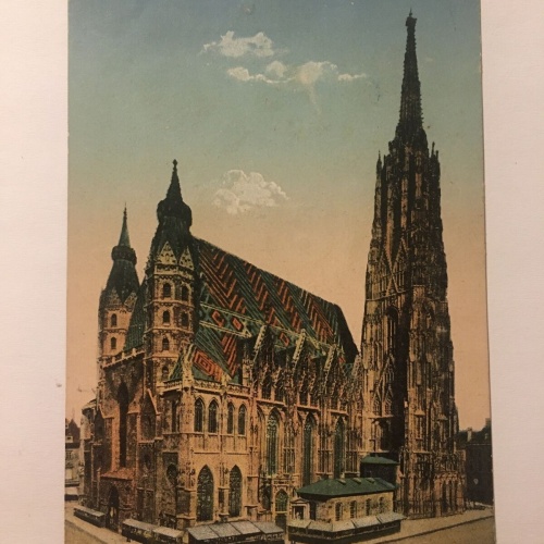 Wien Stephanskirche um 1920 30082 RU