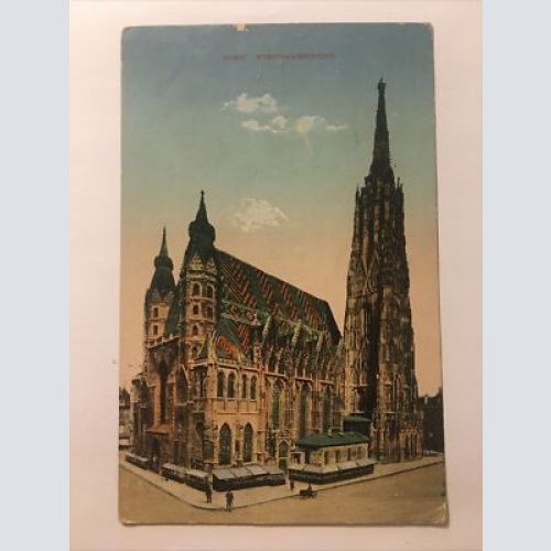 Wien Stephanskirche um 1920 30082 RU
