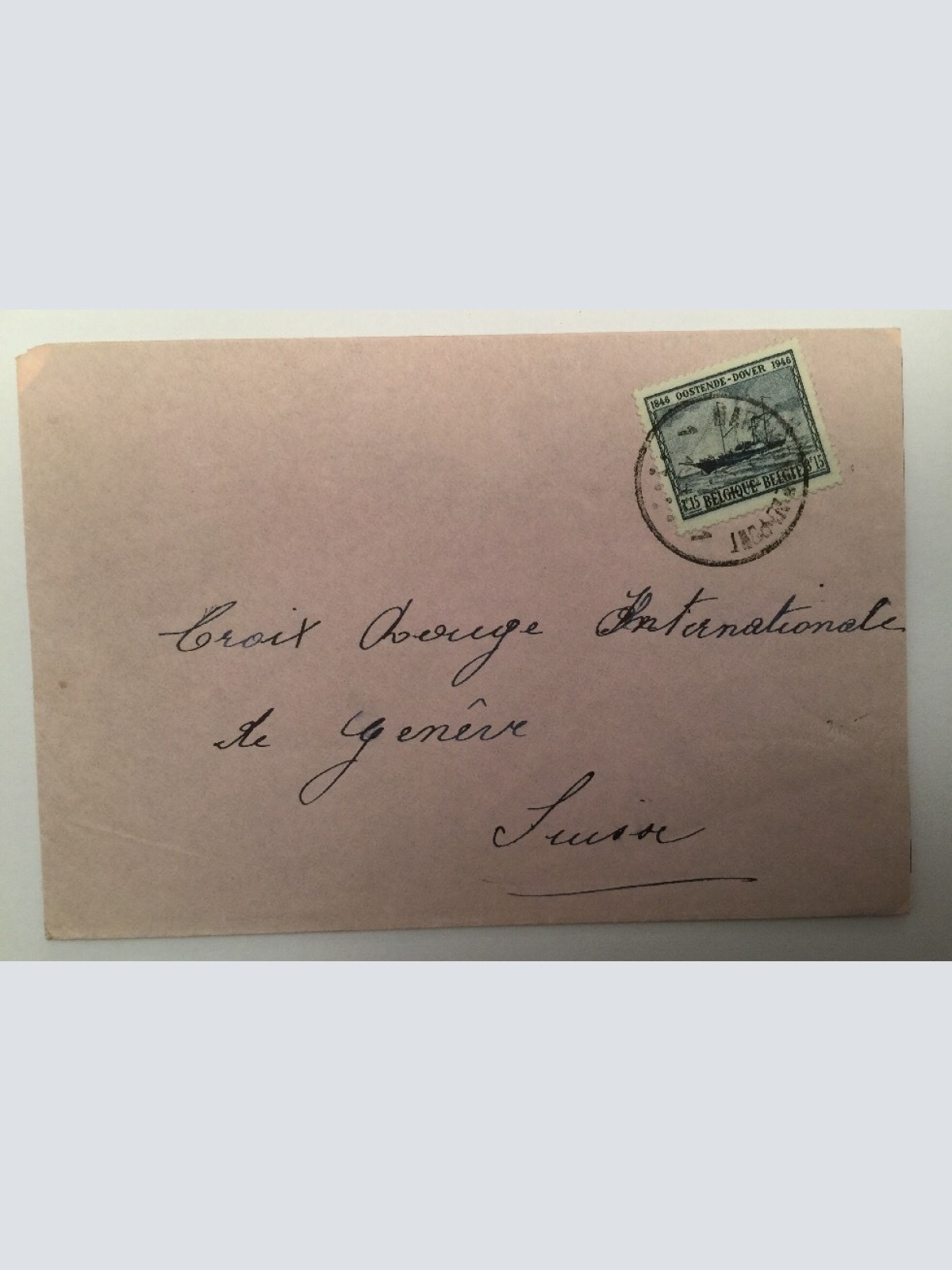 Brief Belgien Oostende Dover 14559