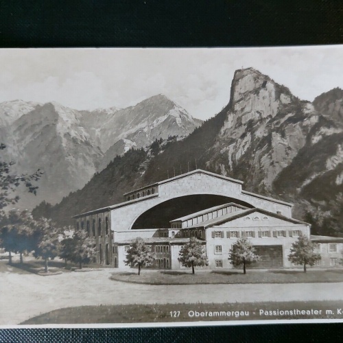 Oberammergau Passionstheather Berge Alpen 402527 WM