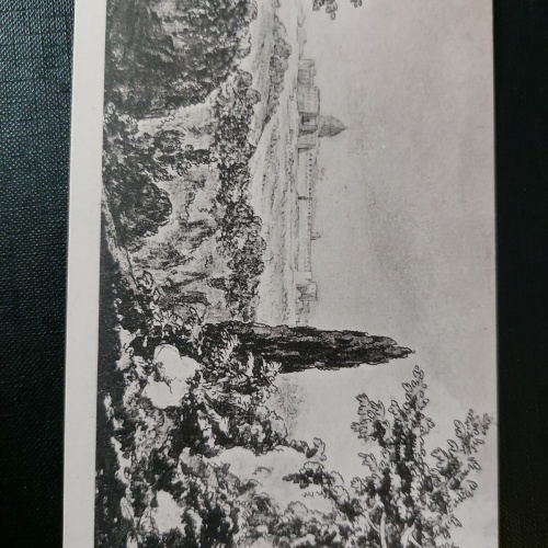 Göthe Zeichnung aus Italien Blick auf St. Peter in Rom 402544 WM