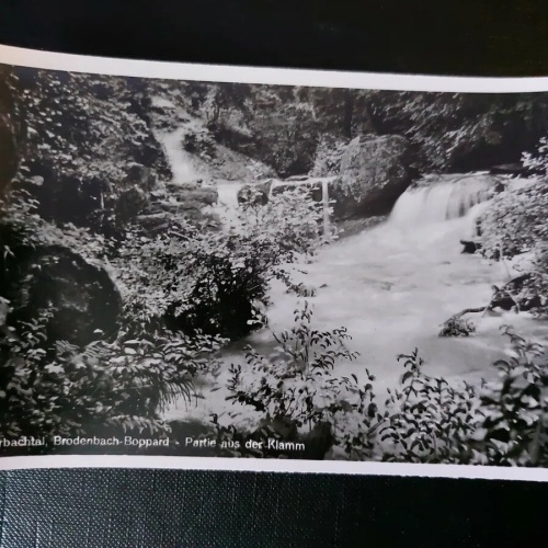 Ehrbachtal Brodenbach Boppard Partie aus der Klamm Wasserfall 402535 WM F