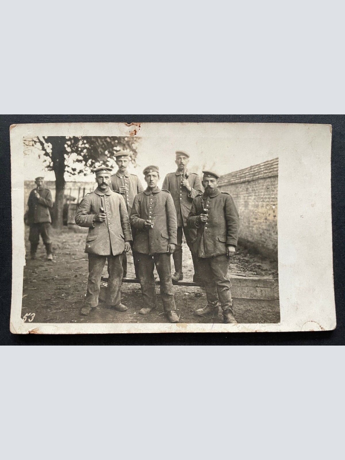 Porträt Gruppe Soldaten Uniform Barett Bart Militär Krieg 410096 TH