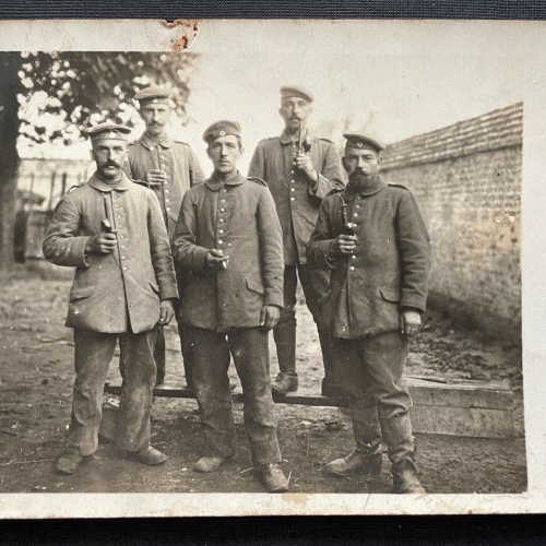 Porträt Gruppe Soldaten Uniform Barett Bart Militär Krieg 410096 TH