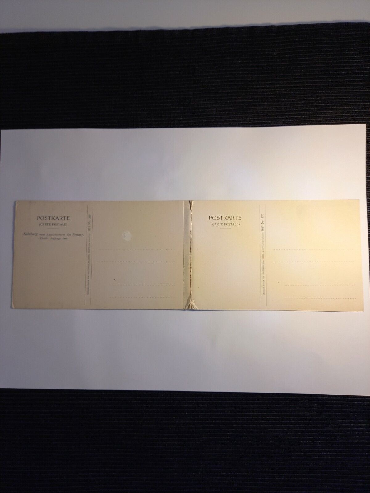 Salzburg,Aussichtsturm des Restaurant, Doppelkarte 30023 GR