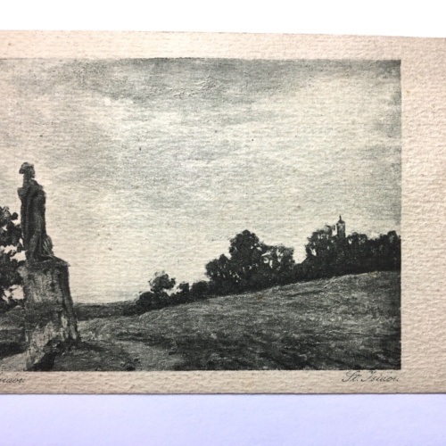 St. Isidor - Statue (V. Skala) - Künstlerkarte 30086 TH