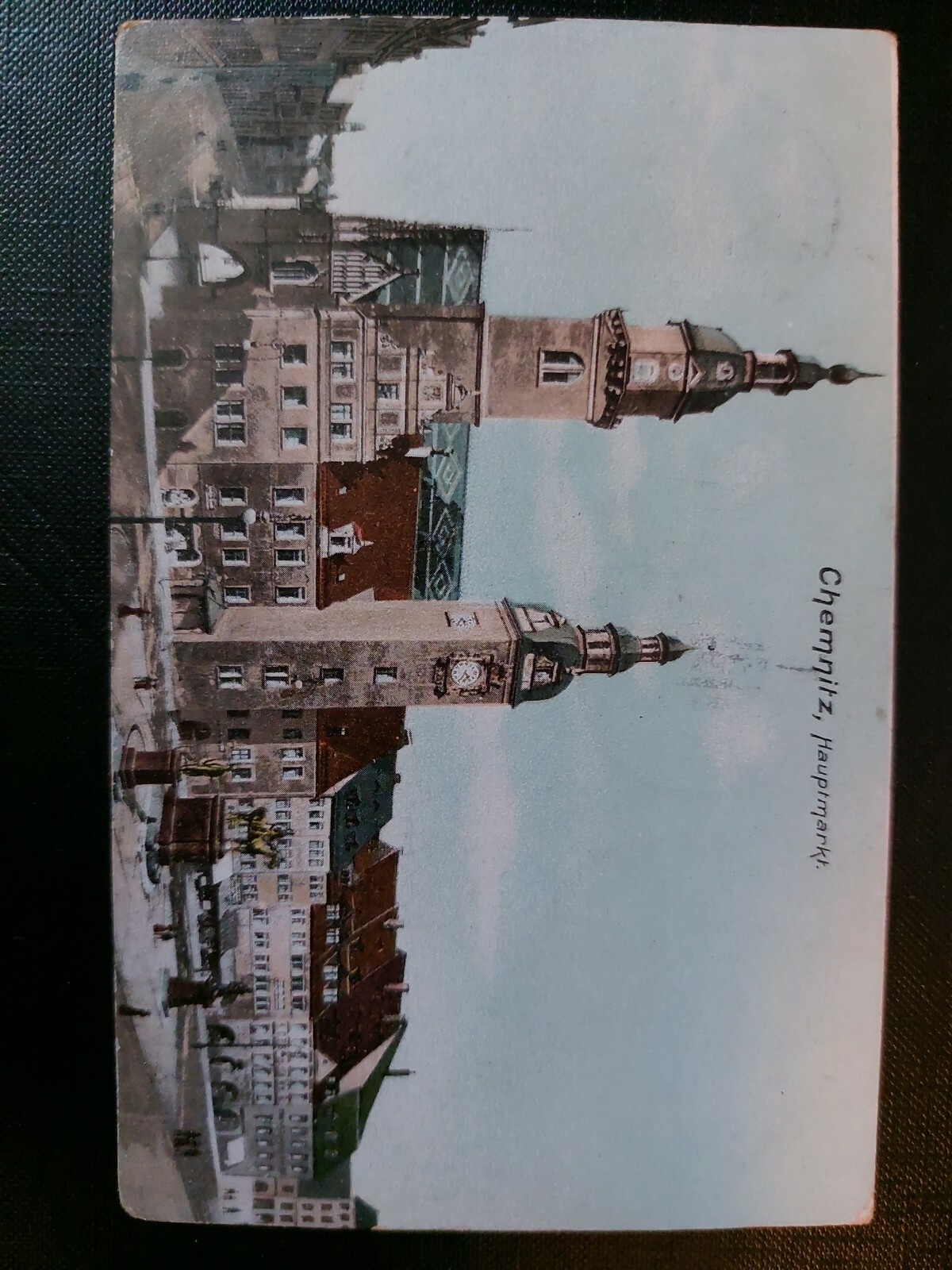 Chemnitz Hauptmarkt Denkmal Kirche Stadtplatz 402560 WM