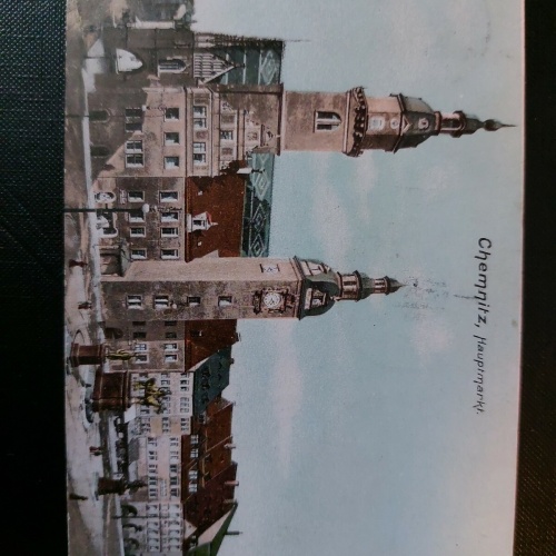 Chemnitz Hauptmarkt Denkmal Kirche Stadtplatz 402560 WM