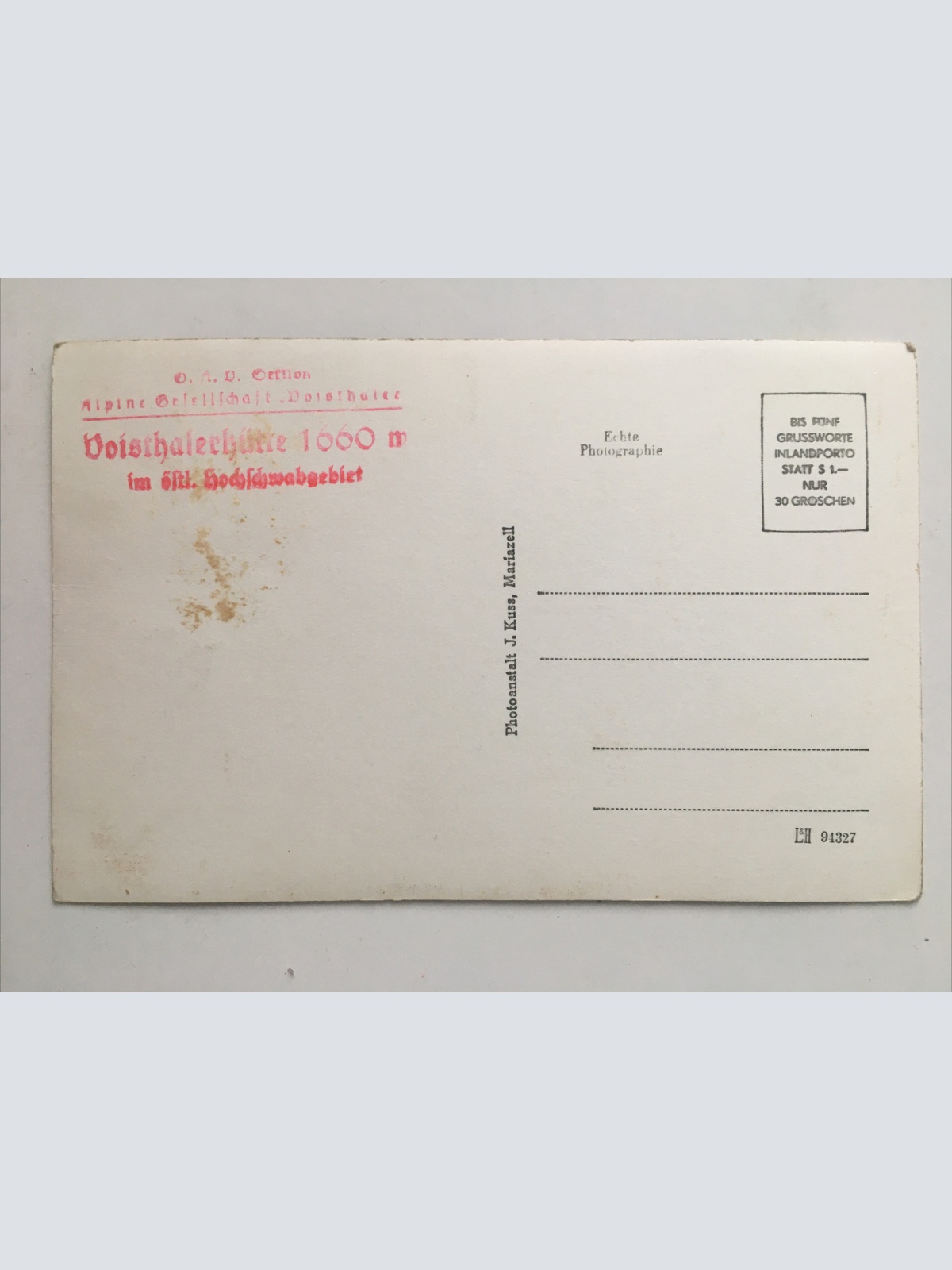 Hochschwab Voisthalerhütte mit der Südwand 30096 12345 RU