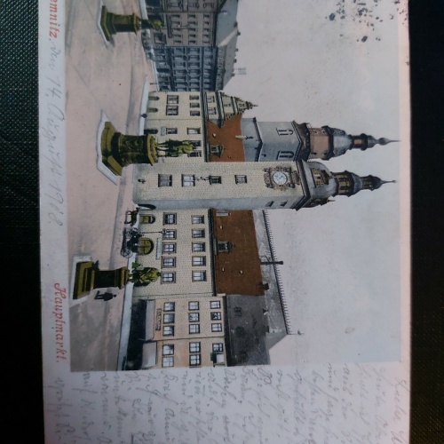 Chemnitz Hauptmarkt Marktplatz Kirche Rathaus Denkmal 402578 WM