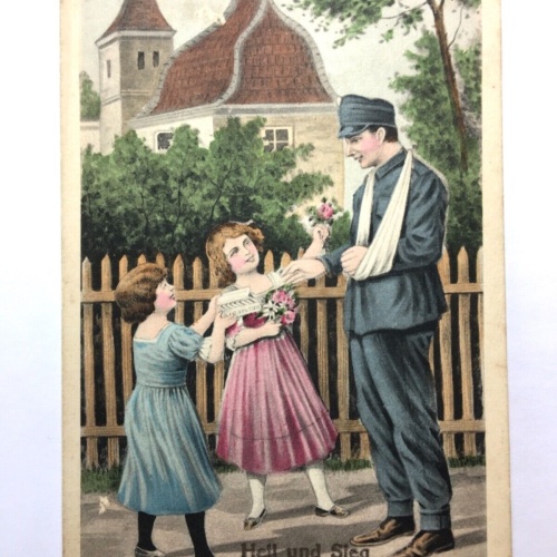 Im neuen Jahr - Blumen für Soldat - Patriotika 30106 TH