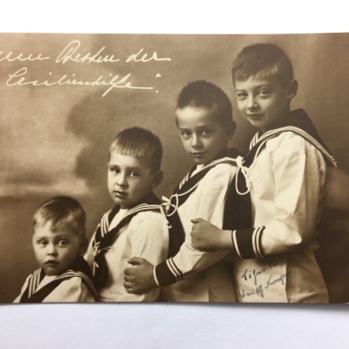 Cecilienhilfe - Söhne des Kronprinzenpaares - Wohlfahrt 30111 TH SH1