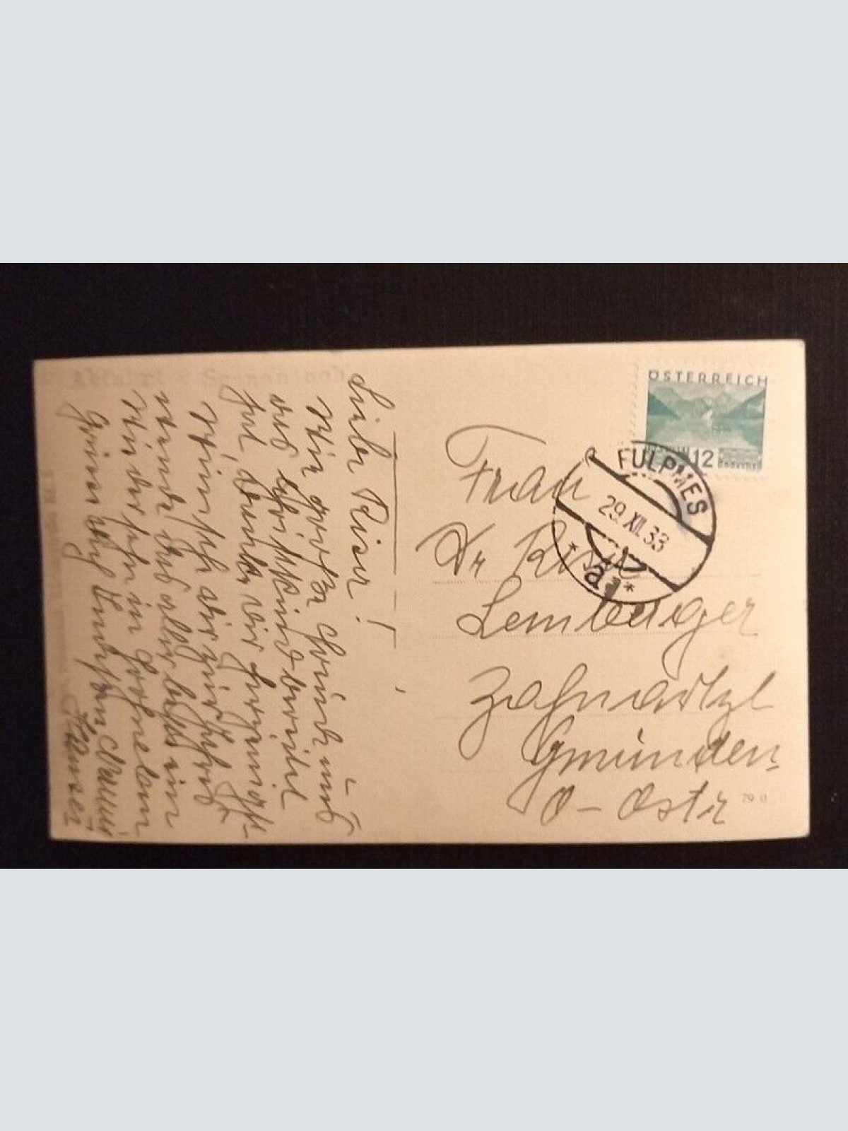 Ansichtskarte Abfahrt V.Sennenjoch 600744A Ga G