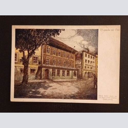 Ansichtskarte Oberösterreich Braunau Am Inn Geburtstagshaus Hitlers 600798A Ga G