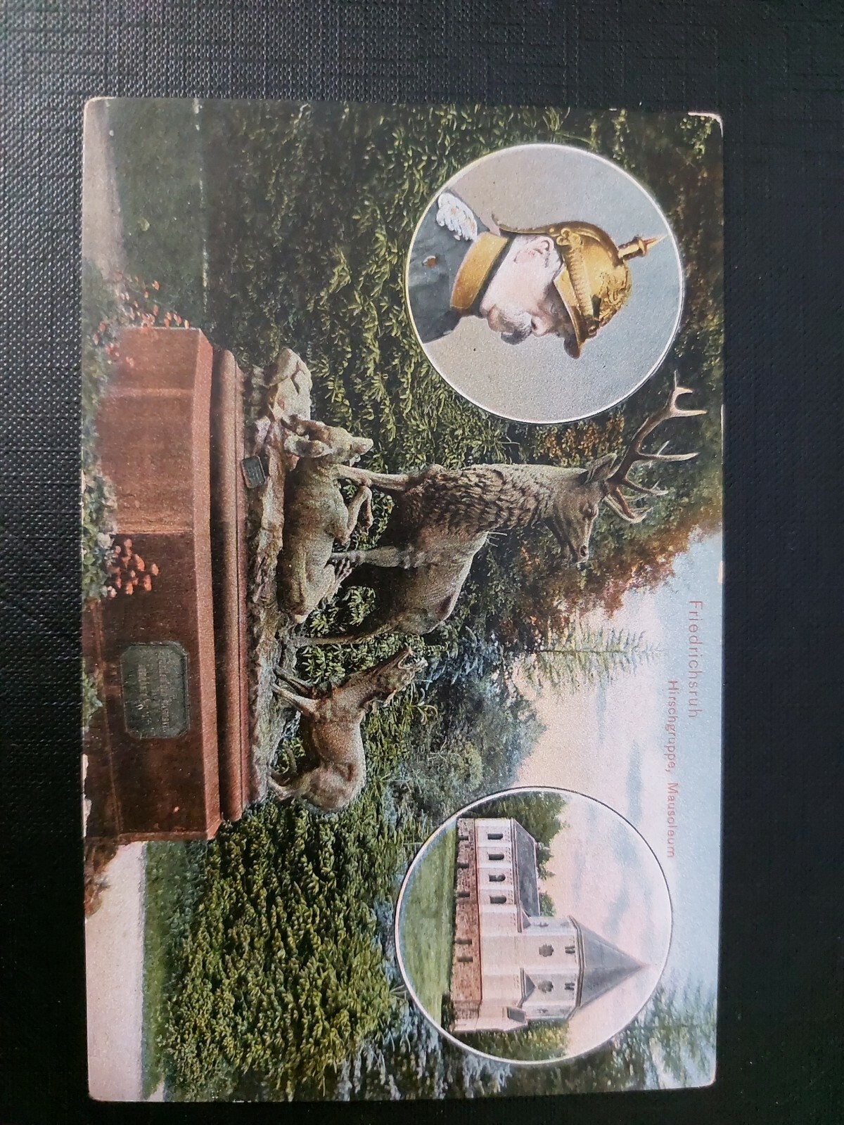 Friedrichsruh Hirschgruppe Mausoleum Otto von Bismarck Denkmal  402596 WM