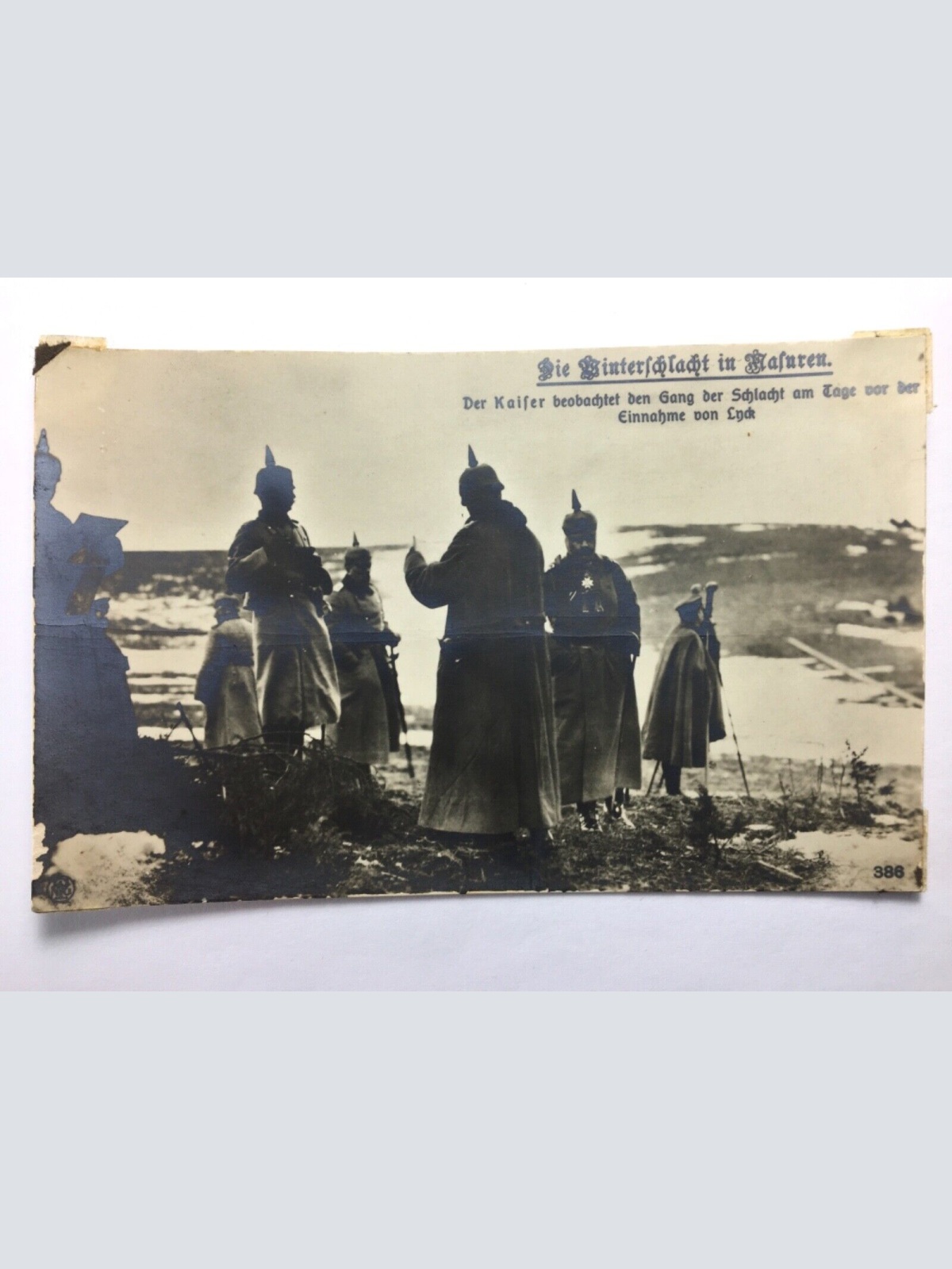 Die Winterschlacht in Masuren - Der Kaiser beobachtet die Schlacht 30171 TH SH1