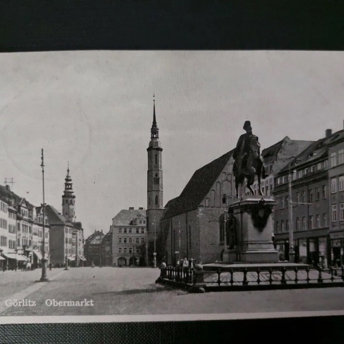 Görlitz Obermarkt Hauptplatz Denkmal Kirche 402609 WM F