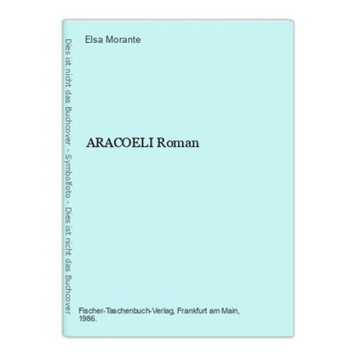 1387 Elsa Morante ARACOELI Roman Liebesbeziehungen Geschichte eines Mannes