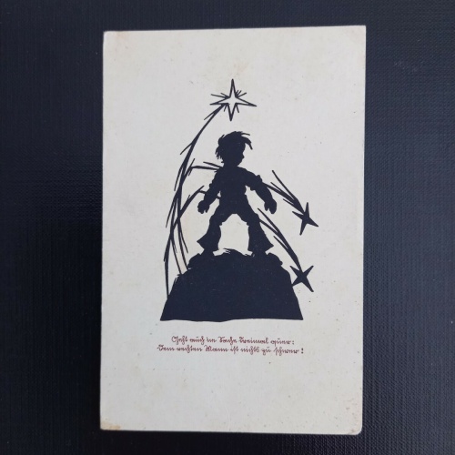 Scherenschnitt Junge 401164  gr A