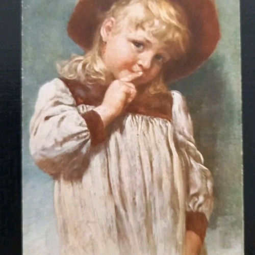 Paul Wagner Schelm Kleines Mädchen Mit Hut 14225 H Gr