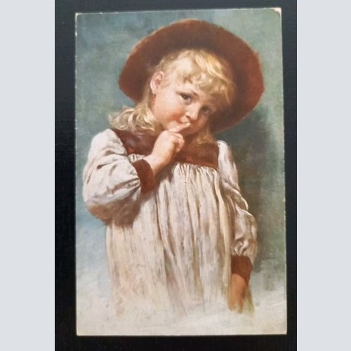 Paul Wagner Schelm Kleines Mädchen Mit Hut 14225 H Gr