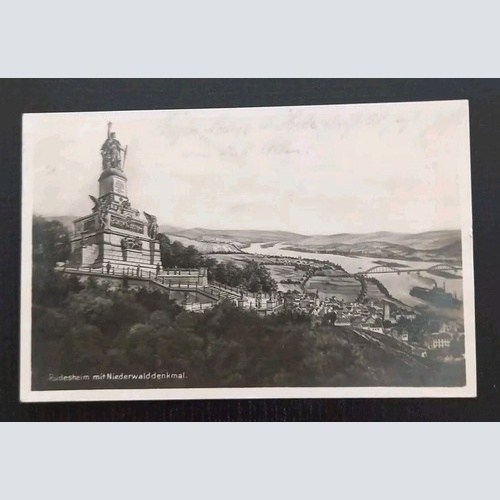 Rüdesheim Mit Niederwalddenkmal 180235 H Gr