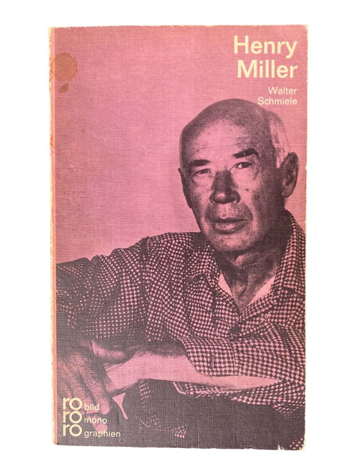 Walter Schmiele HENRY MILLER Rowohlt Taschenbuch Verlag +Abb