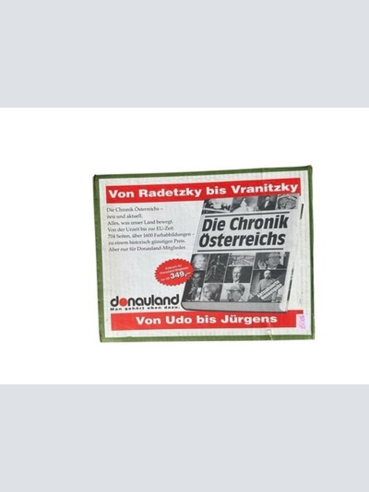 Die Chronik Österreichs. Ackerl Isabella und Walter Kleindel: