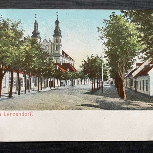 Maria Lanzendorf Ort Kirche Wallfahrtskirche Allee Niederösterreich 400474 TH F