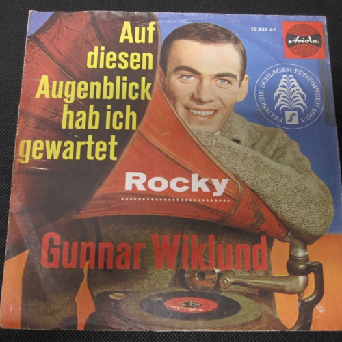 Single /  Gunnar Wiklund ‎– Auf Diesen Augenblick Hab    / DE PRESS-RAR /