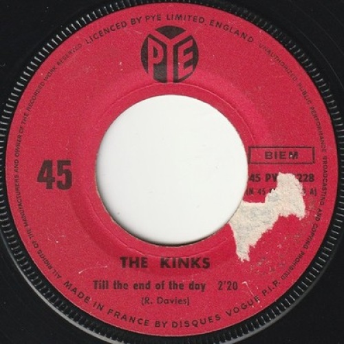 The Kinks - Till The End Of The Day (7", Single)