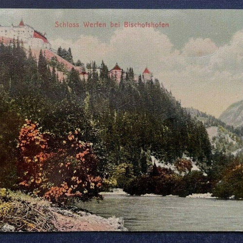 Schloss Werfen bei Bischofshofen Festung Burg Berg Salzburg Österreich 402363 TH