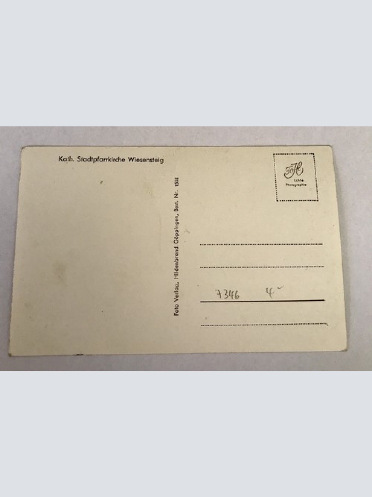 AK, Baden Württemberg, Kirche Wiesensteig, Skulptur (40090 BW) A