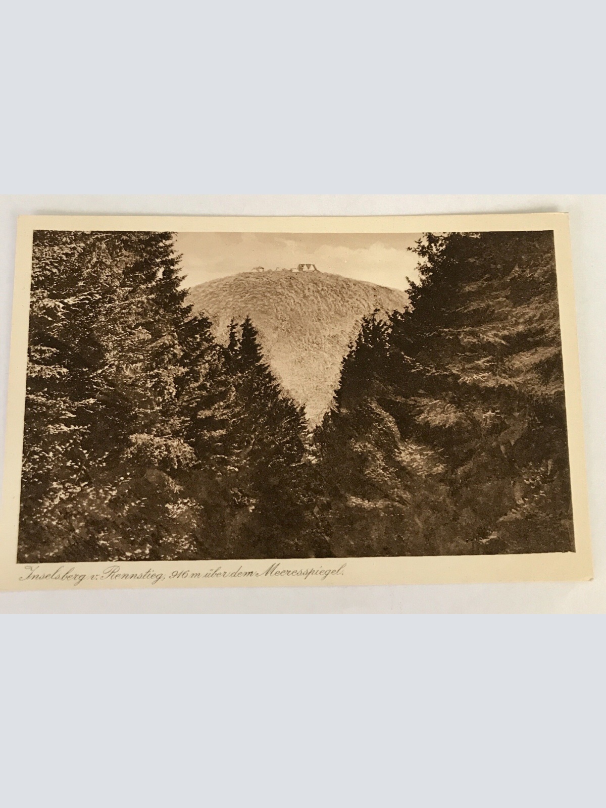 AK, Sachsen, Inselsberg, Rennstieg, Berg (40050 BW)