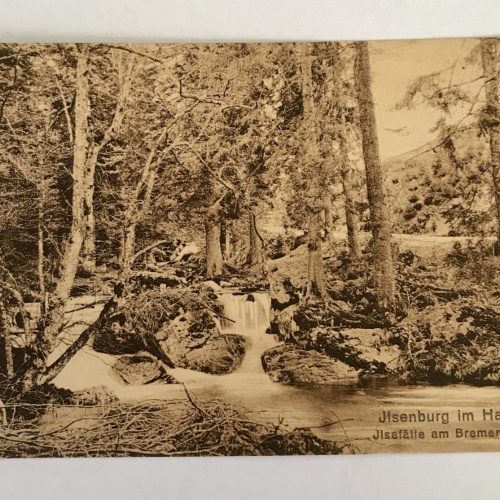 AK, Sachsen, Jisenburg, Harz, Bremerweg, Jisefälle (40049 BW)