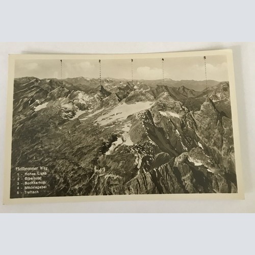 AK, Heilbronner Weg, Gebirge, Gipfel (40032 BW)