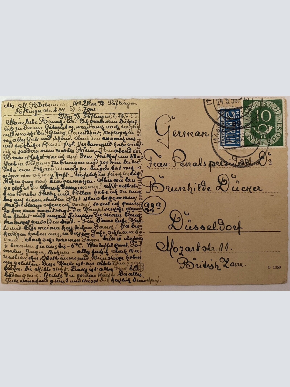 Ansichtskarte Ulm an der Donau Brunnen 410033 AH