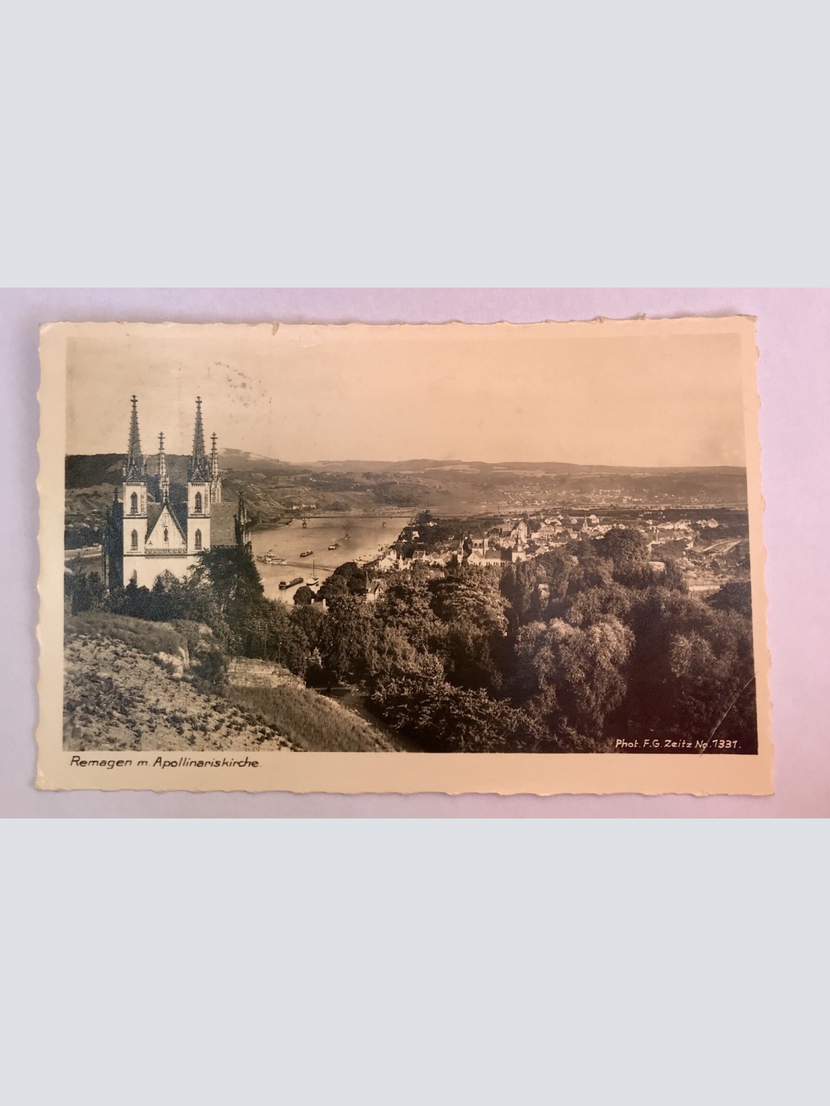 AK, Rheinland Pfalz, Apollinariskirche, Rhein (40079 BW)