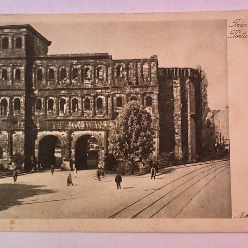 AK, Rheinland Pfalz, Trier, Porta Nigra,(40080 BW)