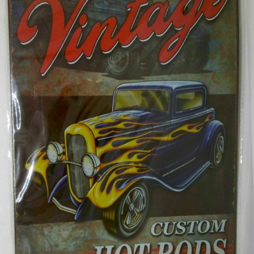 Nostalgie Retro Blechschild Vintage Custom Hot Rods 30x20 50144