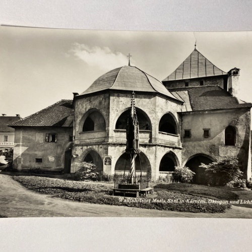 Waifahrtsort Maria Saal in Kärten. Oktogon und Lichtsäule 400571 AH