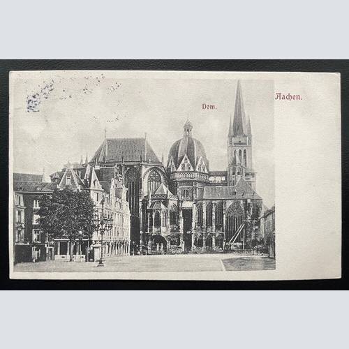 Aachen Dom Kirche Turm Gebäude Nordrhein-Westfalen Köln Deutschland 600188A TH D