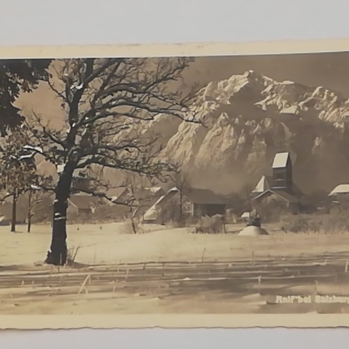 Salzburg Anif Schnee Winter Winterlandschaft Kirche Berg Bäume 600315A tl