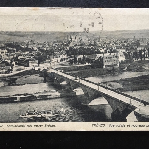 Trier - Totalansicht mit neuer Brücke - Treves 180102 TH
