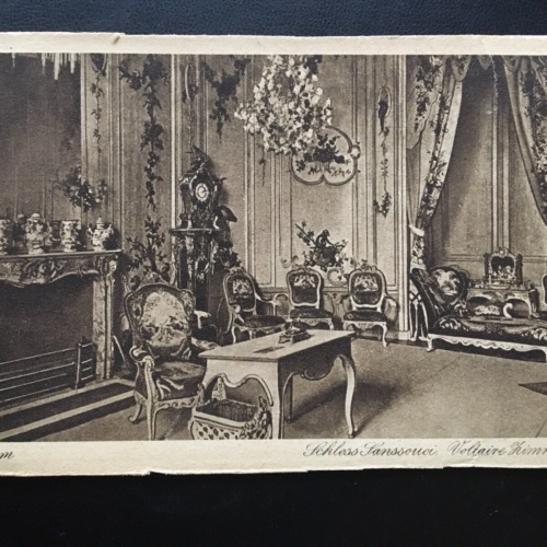 Potsdam - Schloss Sanssouci - Voltaire Zimmer 180117 TH