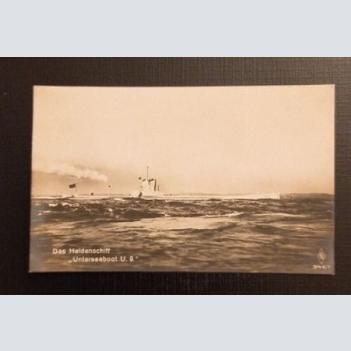 AK Das Heldenschiff Unterseeboot U.9. Ga