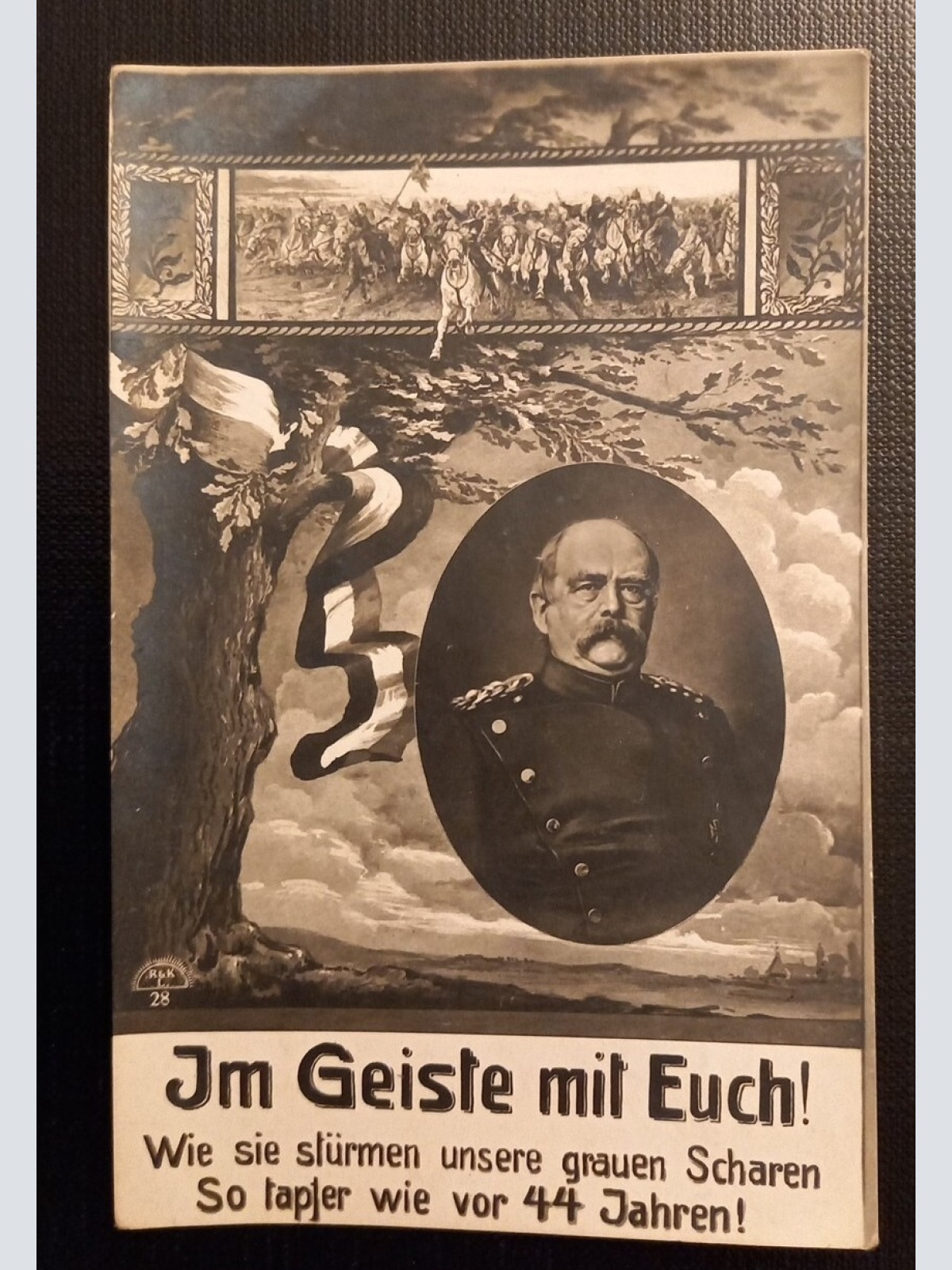 Im Geiste Mit Euch! Wir Stürmen Grauen Scharen So Tapfer Wie Vor 44 J. 500315 E