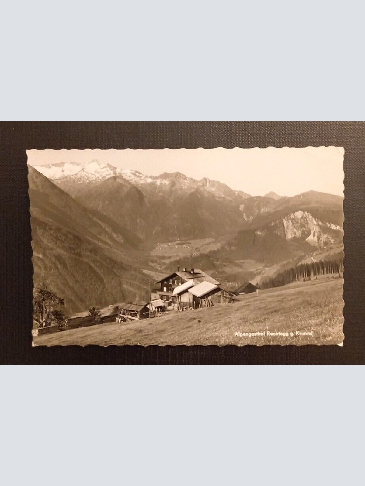 Ansichtskarte Alpengasthof Rechtegg G.Krimml 650238 Ga E